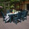 Highwood Usa Weatherly 7pc Rectangular Outdoor Patio Furniture Dining Set 84 x 42 AD-ST7WL1CO5AA-NBE - alternate 2